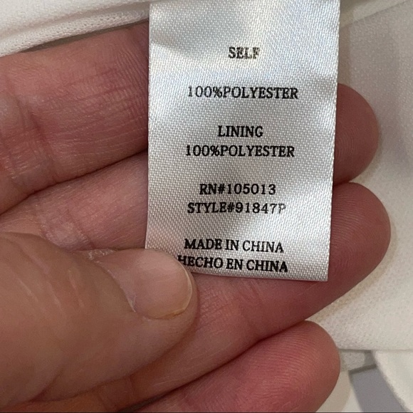 Altar’d State White Dress Lace Cap Sleeve Shift S - Picture 10 of 14